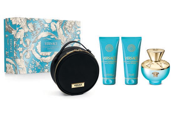 Kit Coffret Versace Dylan Turquoise Feminino Eau de Toilette